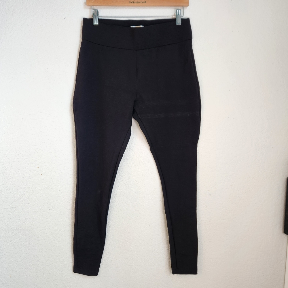 Matty M Black Leggings,‎ Size L